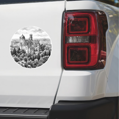 Pal�cio Nacional da Pena aus Portugal Sintra Aufkleber - Ansicht 2