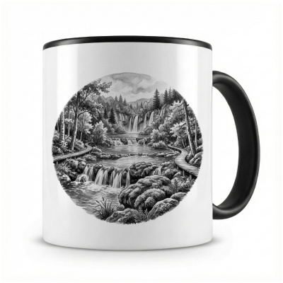 Tasse mit  Akropolis & Parthenon aus Griechenland Athen 