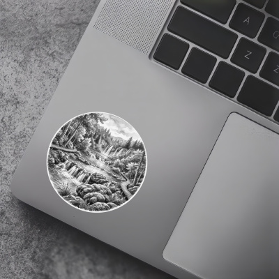 Nationalpark Plitvicer Seen aus Kroatien Lika Aufkleber - Ansicht 5