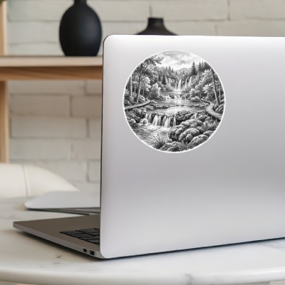 Nationalpark Plitvicer Seen aus Kroatien Lika Aufkleber - Ansicht 8