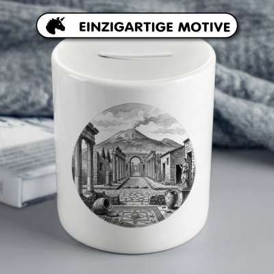 Spardose mit dem Motiv Pompeji aus Italien Neapel - Ansicht 3