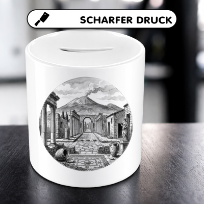 Spardose mit dem Motiv Pompeji aus Italien Neapel - Ansicht 5
