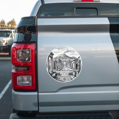 Pompeji aus Italien Neapel Aufkleber - Ansicht 2