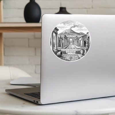 Pompeji aus Italien Neapel Aufkleber - Ansicht 8