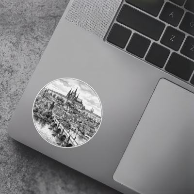 Prager Burg aus Tschechien Prag Aufkleber - Ansicht 5