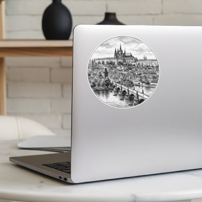 Prager Burg aus Tschechien Prag Aufkleber - Ansicht 8
