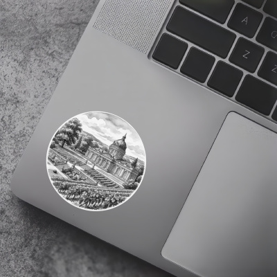 Schloss Sanssouci aus Deutschland Potsdam Aufkleber - Ansicht 5