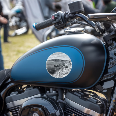 Caldera von Santorini aus Griechenland Aufkleber - Ansicht 7