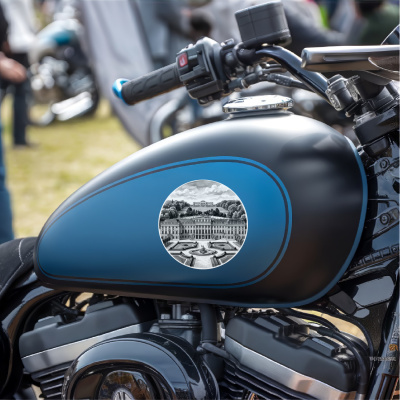 Schweriner Schloss aus Deutschland Schwerin Aufkleber - Ansicht 7