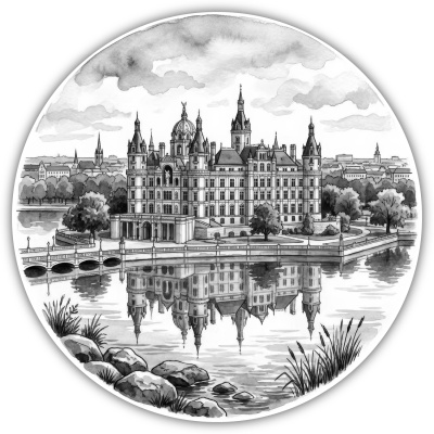 Wandtattoo  Schloss Sch�nbrunn aus �sterreich Wien 