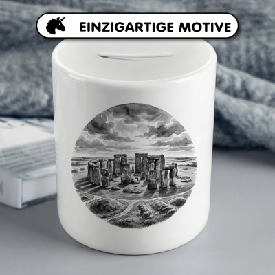Spardose mit dem Motiv Stonehenge aus Gro�britannien Wiltshire - Ansicht 3