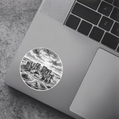 Stonehenge aus Gro�britannien Wiltshire Aufkleber - Ansicht 5