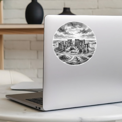 Stonehenge aus Gro�britannien Wiltshire Aufkleber - Ansicht 8