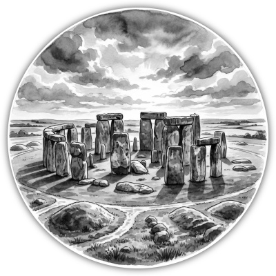 Wandtattoo  Stonehenge aus Gro�britannien Wiltshire 