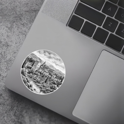 Alhambra aus Spanien Granada Aufkleber - Ansicht 5