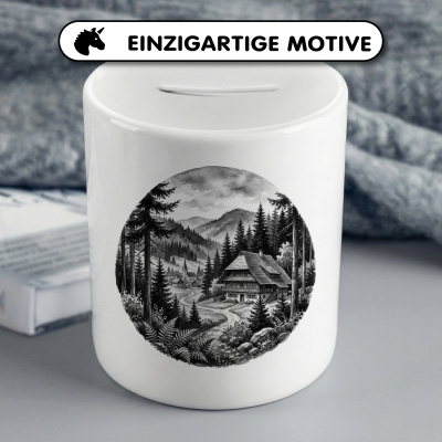 Spardose mit dem Motiv Schwarzwald aus Deutschland Baden-W�rttemberg - Ansicht 3