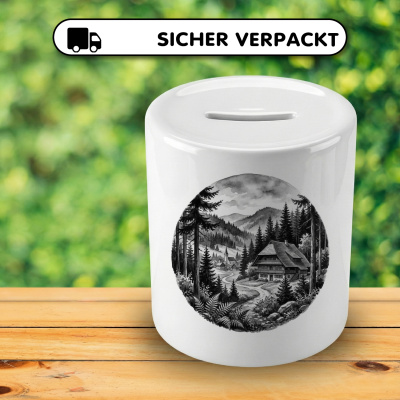 Spardose mit dem Motiv Schwarzwald aus Deutschland Baden-W�rttemberg - Ansicht 4