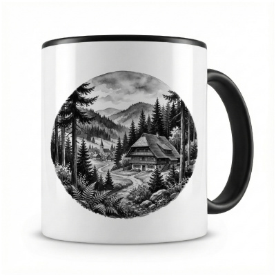 Tasse mit  Schwarzwald aus Deutschland Baden-W�rttemberg 