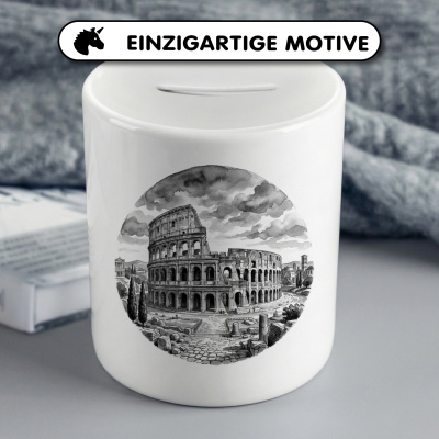 Spardose mit dem Motiv Kolosseum aus Italien Rom - Ansicht 3