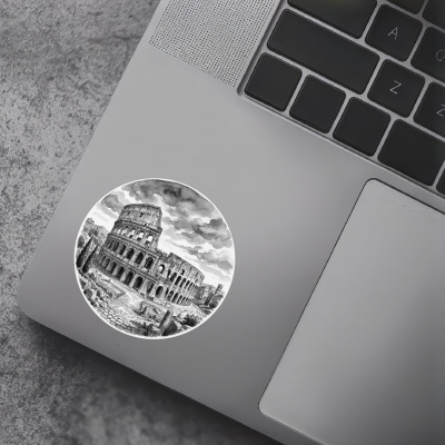 Kolosseum aus Italien Rom Aufkleber - Ansicht 5