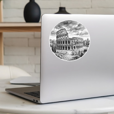 Kolosseum aus Italien Rom Aufkleber - Ansicht 8