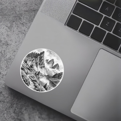 Dolomiten aus Italien S�dtirol Aufkleber - Ansicht 5