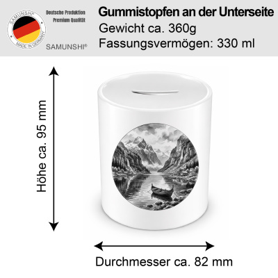 Spardose mit dem Motiv Fjorde von Norwegen - Ansicht 2