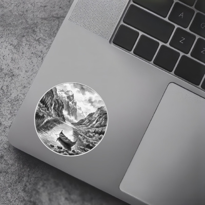 Fjorde von Norwegen Aufkleber - Ansicht 5