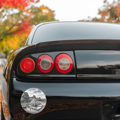 Louvre aus Frankreich Paris Aufkleber - Ansicht 3