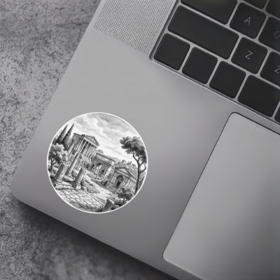 Forum Romanum aus Italien Rom Aufkleber - Ansicht 5