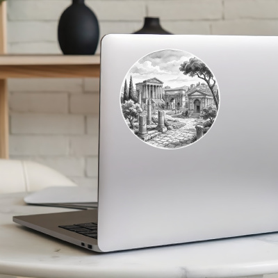 Forum Romanum aus Italien Rom Aufkleber - Ansicht 8