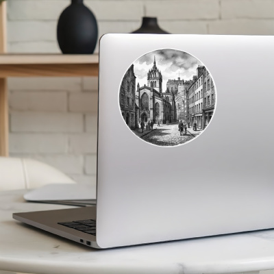 Royal Mile aus Schottland Edinburgh Aufkleber - Ansicht 8