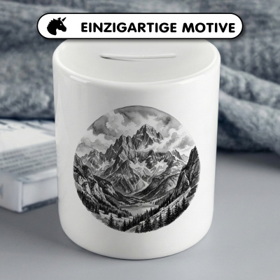 Spardose mit dem Motiv Zugspitze aus Deutschland - Ansicht 3