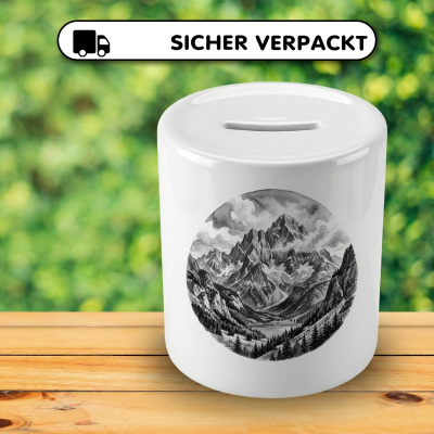 Spardose mit dem Motiv Zugspitze aus Deutschland - Ansicht 4