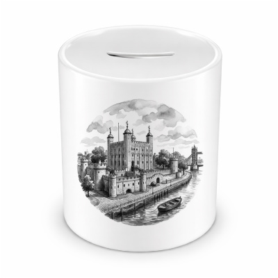 Spardose mit dem Motiv Tower of London aus Gro�britannien