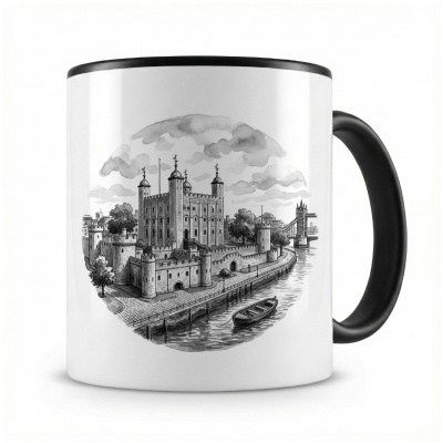 Tasse mit  Tower of London aus Gro�britannien 
