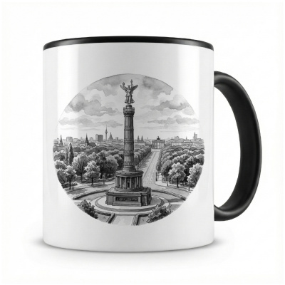 Tasse mit  Siegess�ule aus Deutschland Berlin 