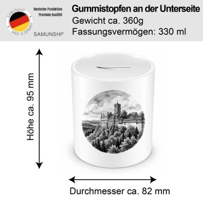Spardose mit dem Motiv Wartburg aus Deutschland Eisenach - Ansicht 2