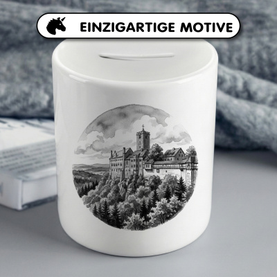 Spardose mit dem Motiv Wartburg aus Deutschland Eisenach - Ansicht 3