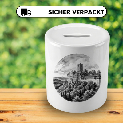 Spardose mit dem Motiv Wartburg aus Deutschland Eisenach - Ansicht 4