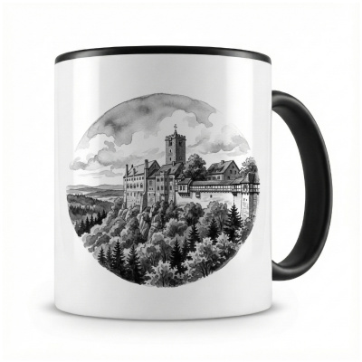Tasse mit  Wartburg aus Deutschland Eisenach 