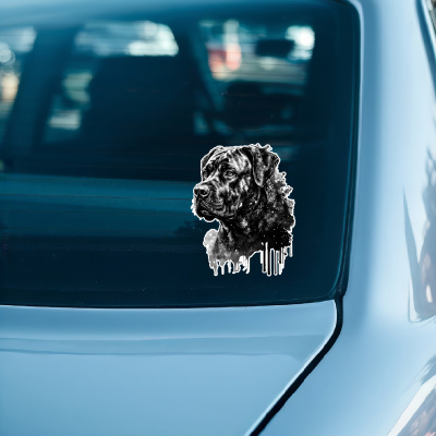 Dogo Canario Aquarell Aufkleber Bunt - Ansicht 3