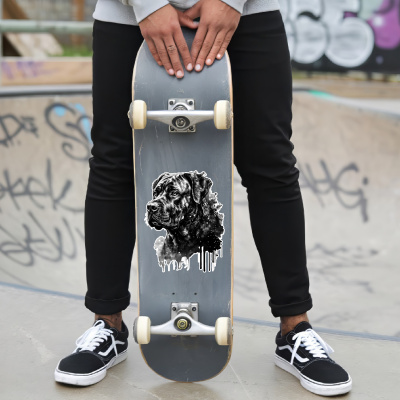 Dogo Canario Aquarell Aufkleber Bunt - Ansicht 6