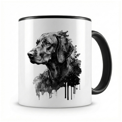 Tasse mit  Magyar Vizsla Aquarell  als Motiv