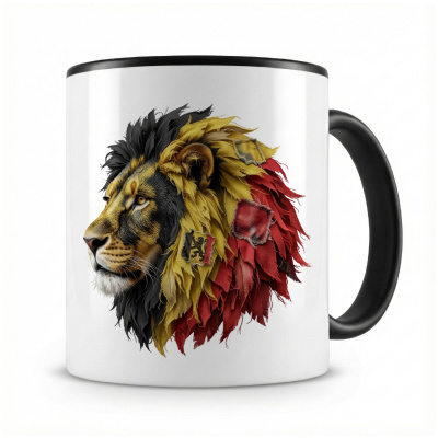 Tasse mit  L�we Belgien 