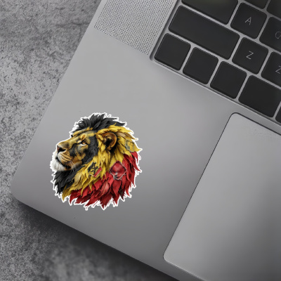 L�we Belgien Aufkleber - Ansicht 5