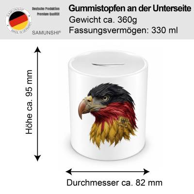 Spardose mit dem Motiv Adler Deutschland - Ansicht 2