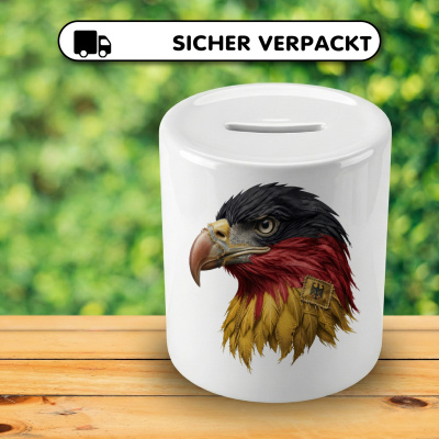 Spardose mit dem Motiv Adler Deutschland - Ansicht 4