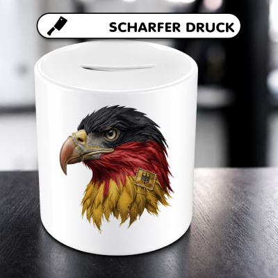 Spardose mit dem Motiv Adler Deutschland - Ansicht 5