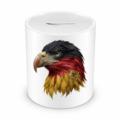 Spardose mit dem Motiv Adler Deutschland